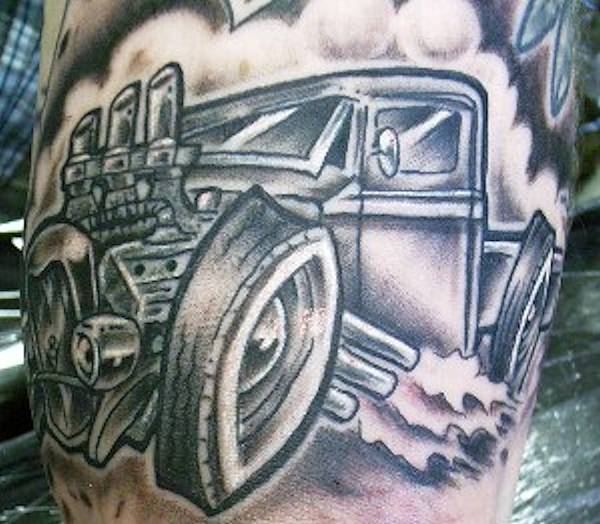 Photo Gallery: Hot Rod Car and Truck Tattoos