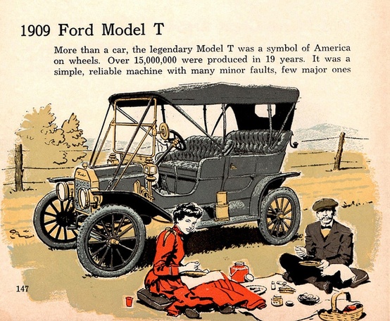 1909 Ford model t touring car